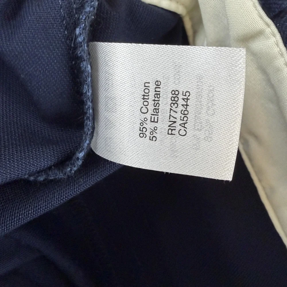J.Crew Mercantile Pants Womens 0 Navy Chino Slim‎ Ankle Stretch Twill Casual NWT